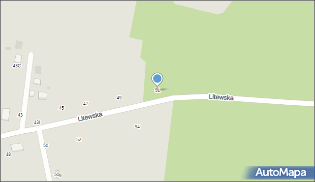 Tarnobrzeg, Bema Józefa, gen., 51, mapa Tarnobrzegu