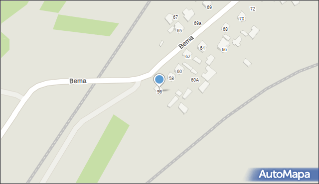 Tarnobrzeg, Bema Józefa, gen., 56, mapa Tarnobrzegu