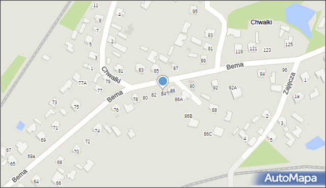 Tarnobrzeg, Bema Józefa, gen., 84, mapa Tarnobrzegu