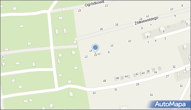 Tenczynek, Bema Józefa, gen., 11, mapa Tenczynek
