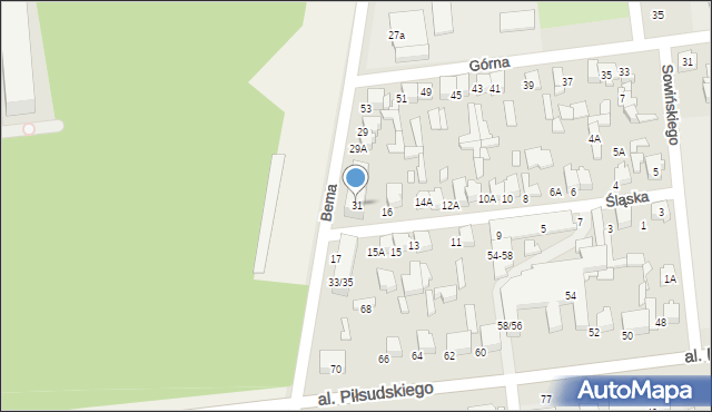 Tomaszów Mazowiecki, Bema Józefa, gen., 31, mapa Tomaszów Mazowiecki