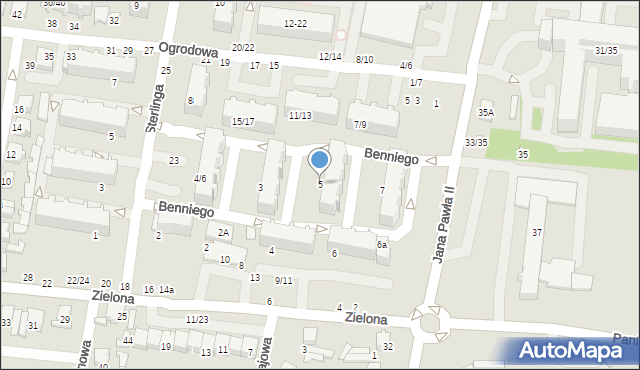 Tomaszów Mazowiecki, Benniego Karola, dr., 5, mapa Tomaszów Mazowiecki