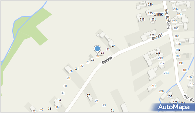 Trybsz, Bereki, 16, mapa Trybsz