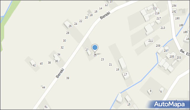 Trybsz, Bereki, 25, mapa Trybsz