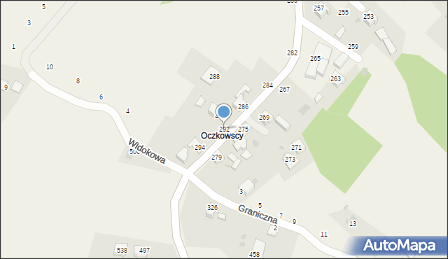 Trzebinia, Beskidzka, 292, mapa Trzebinia