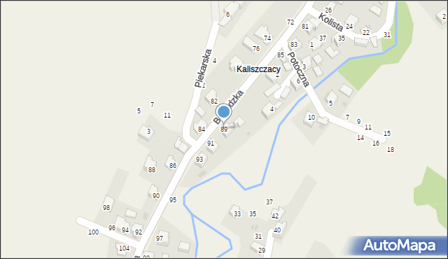 Trzebinia, Beskidzka, 89, mapa Trzebinia