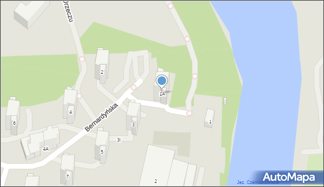 Warszawa, Bernardyńska, 1A, mapa Warszawy