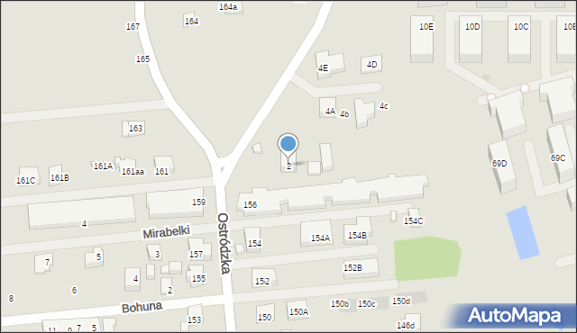 Warszawa, Berensona Leona, 2, mapa Warszawy