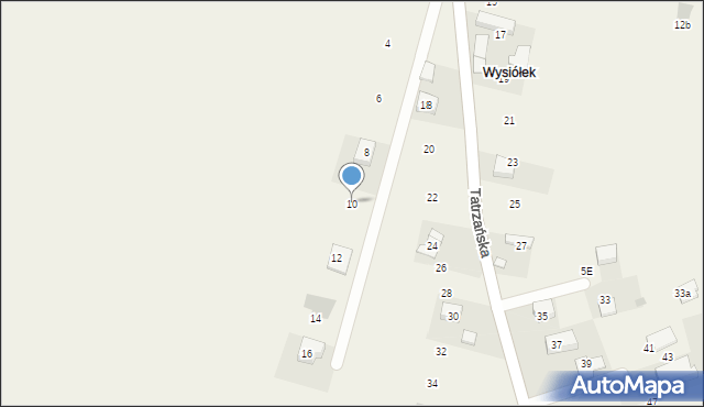 Więcławice Stare, Beskidzka, 10, mapa Więcławice Stare