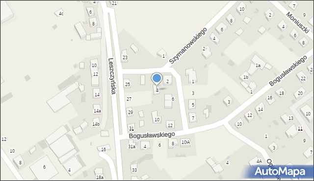 Włoszakowice, Benyskiewicza Ludwika, 4, mapa Włoszakowice