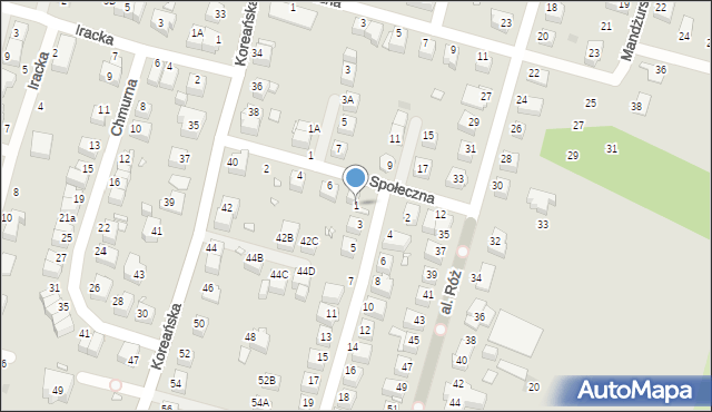 Wrocław, Bengalska, 1, mapa Wrocławia