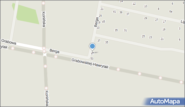 Wrocław, Berga Maxa, 47, mapa Wrocławia