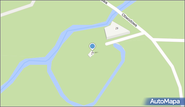 Żagań, Bema Józefa, gen., 27, mapa Żagań