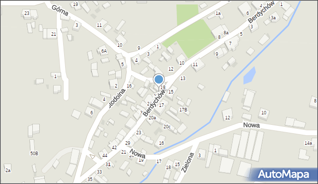 Zagórów, Berdychów, 20, mapa Zagórów