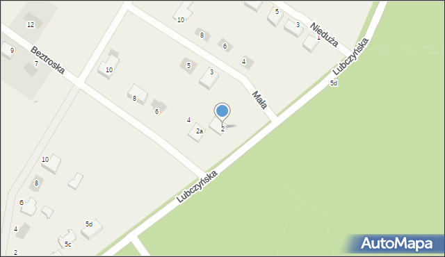 Załom, Beztroska, 2, mapa Załom