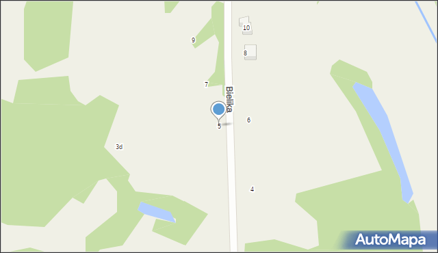 Arciechów, Bielika, 5, mapa Arciechów