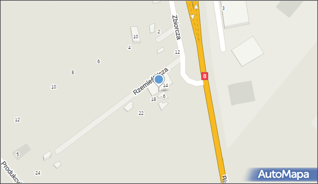 Augustów, Białostocka, 16, mapa Augustów