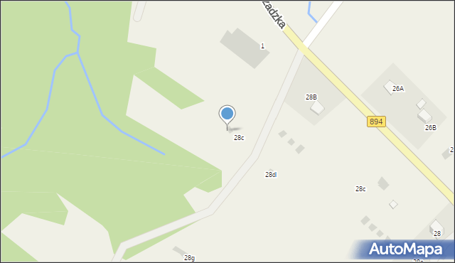 Berezka, Bieszczadzka, 2, mapa Berezka