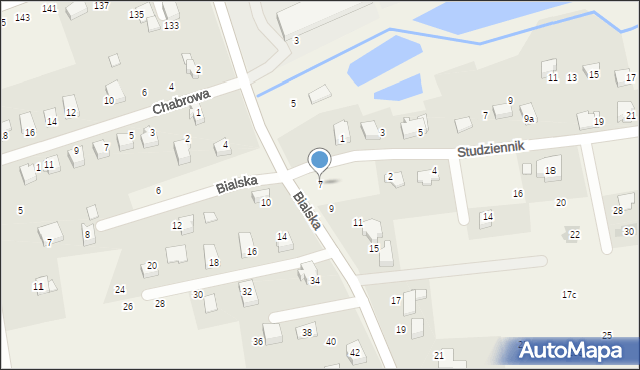 Bestwina, Bialska, 7, mapa Bestwina