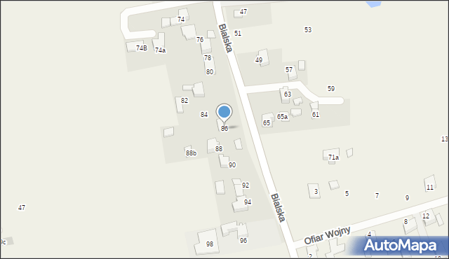 Bestwina, Bialska, 86, mapa Bestwina