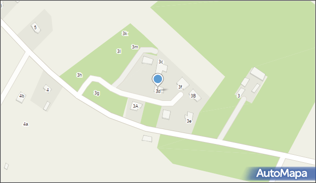 Biadaczka, Biadaczka, 3d, mapa Biadaczka