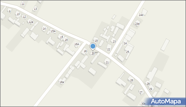 Biadaszki, Biadaszki, 20, mapa Biadaszki