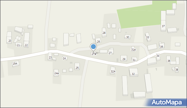 Biała, Biała, 27a, mapa Biała