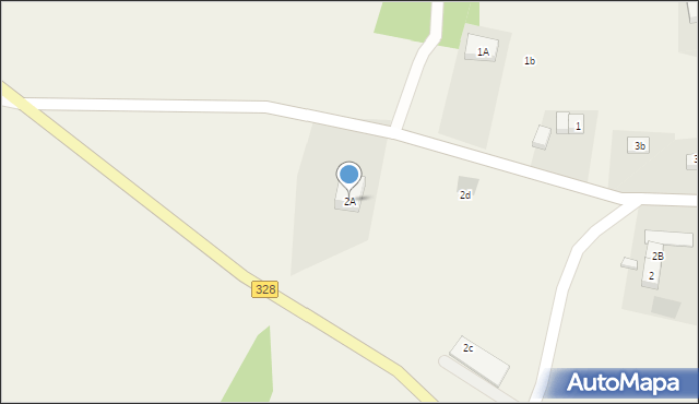 Biała, Biała, 2A, mapa Biała