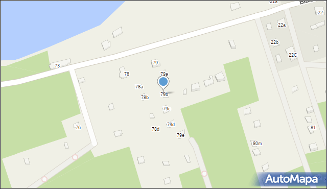 Biała, Biała, 79b, mapa Biała