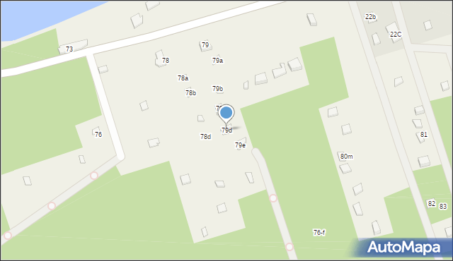 Biała, Biała, 79d, mapa Biała
