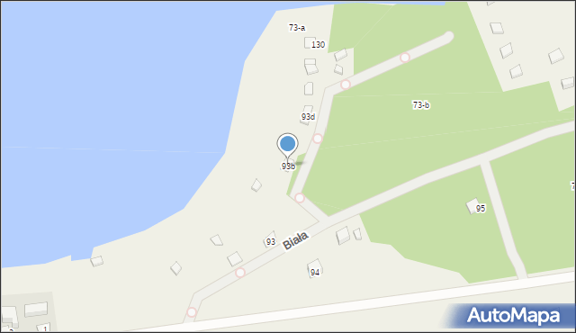 Biała, Biała, 93b, mapa Biała