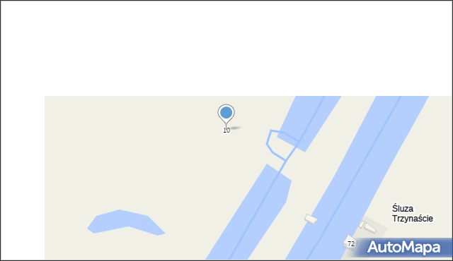 Biała, Biała, 10, mapa Biała