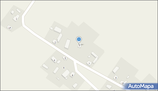 Biała, Biała, 3, mapa Biała