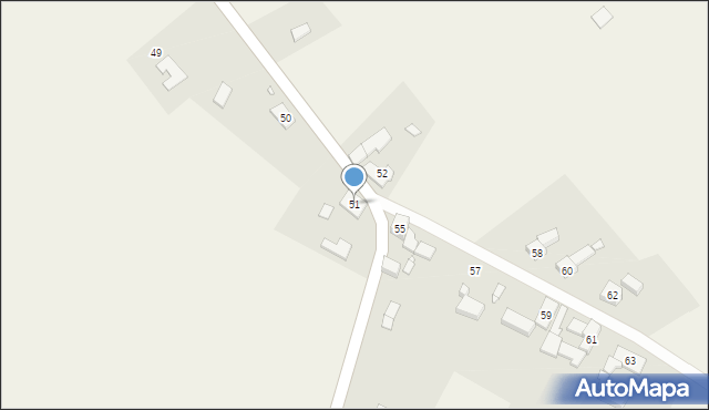 Biała, Biała, 51, mapa Biała