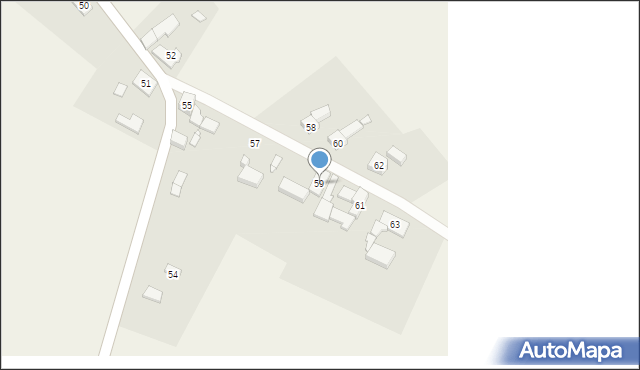 Biała, Biała, 59, mapa Biała