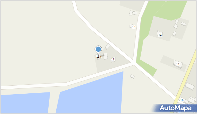 Biała Błotna, Biała Błotna, 11a, mapa Biała Błotna