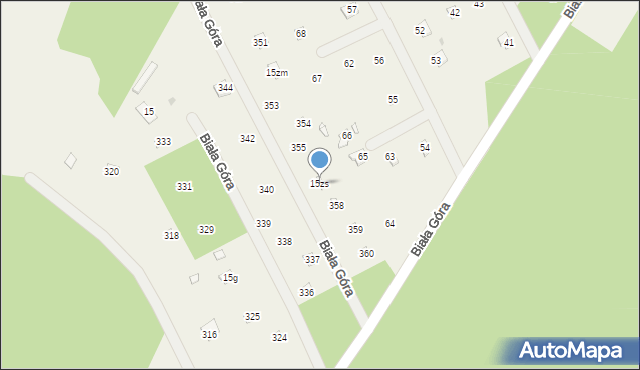 Biała Góra, Biała Góra, 15zs, mapa Biała Góra