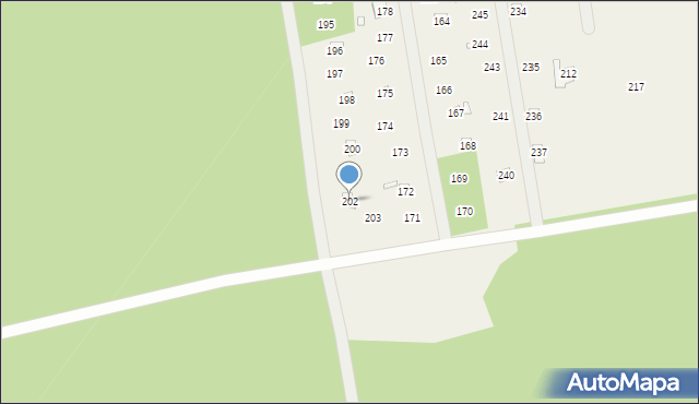 Biała Góra, Biała Góra, 202, mapa Biała Góra