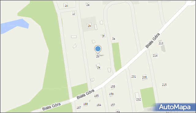 Biała Góra, Biała Góra, 2d, mapa Biała Góra