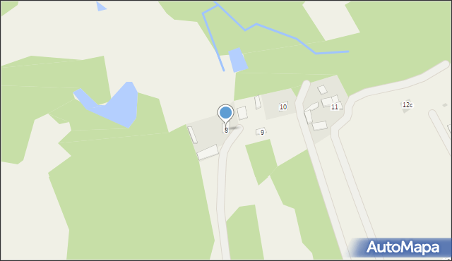 Biała Góra, Biała Góra, 8, mapa Biała Góra