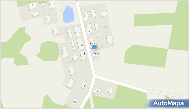 Biała Góra, Biała Góra, 12, mapa Biała Góra
