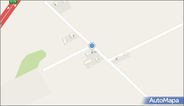 Biała Góra, Biała Góra, 6, mapa Biała Góra