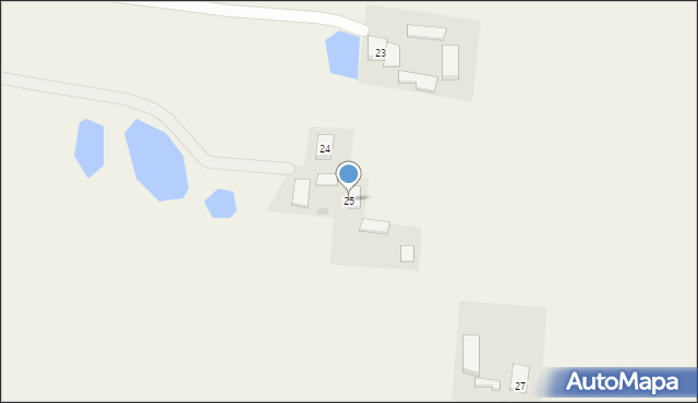 Biała Góra, Biała Góra, 25, mapa Biała Góra