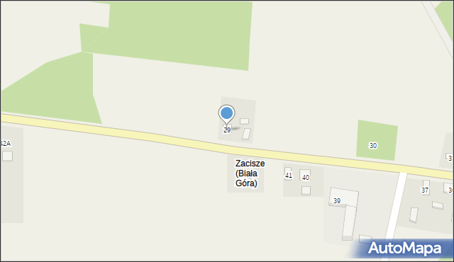 Biała Góra, Biała Góra, 29, mapa Biała Góra