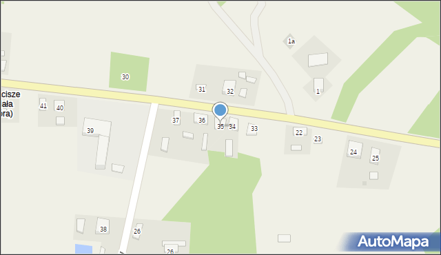 Biała Góra, Biała Góra, 35, mapa Biała Góra