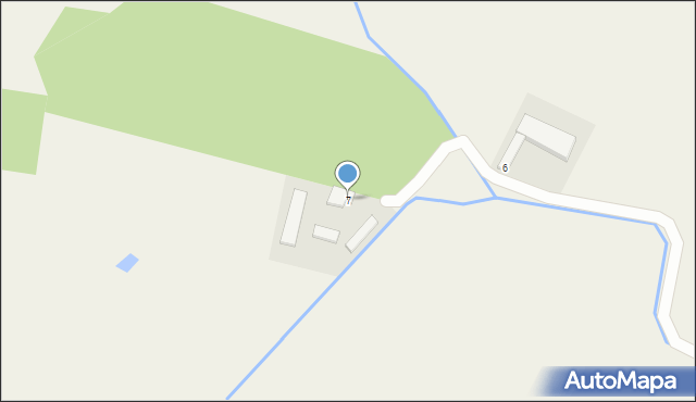 Biała Góra, Biała Góra, 7, mapa Biała Góra