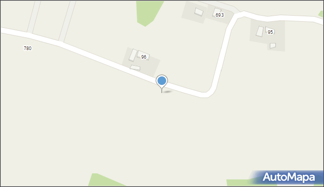 Biała Niżna, Biała Niżna, 813, mapa Biała Niżna