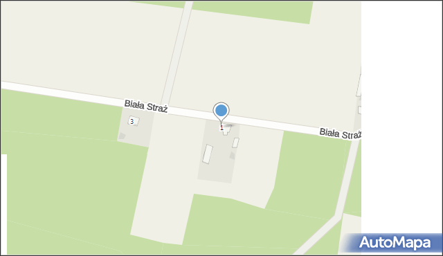 Biała Straż, Biała Straż, 1, mapa Biała Straż