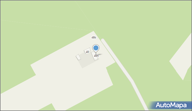 Biała Wieś, Biała Wieś, 48A, mapa Biała Wieś