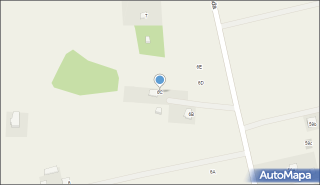 Biała Woda, Biała Woda, 6C, mapa Biała Woda